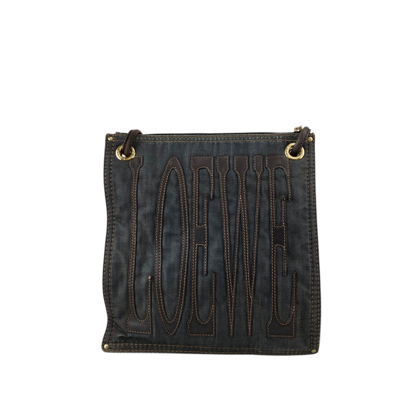 LOEWE Anagram Shoulder bag Indigo Vintage n8xae3