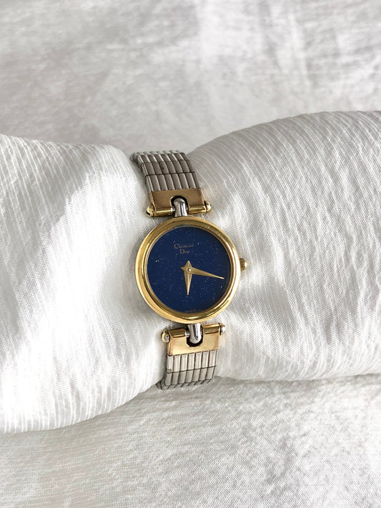 Christian Dior Logo Watch Silver 3025 Vintage f3fak4
