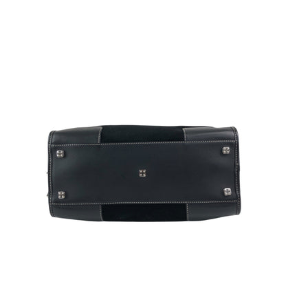 LOEWE Amazona28 Small Boston bag Handbag Black Vintage cbreh6