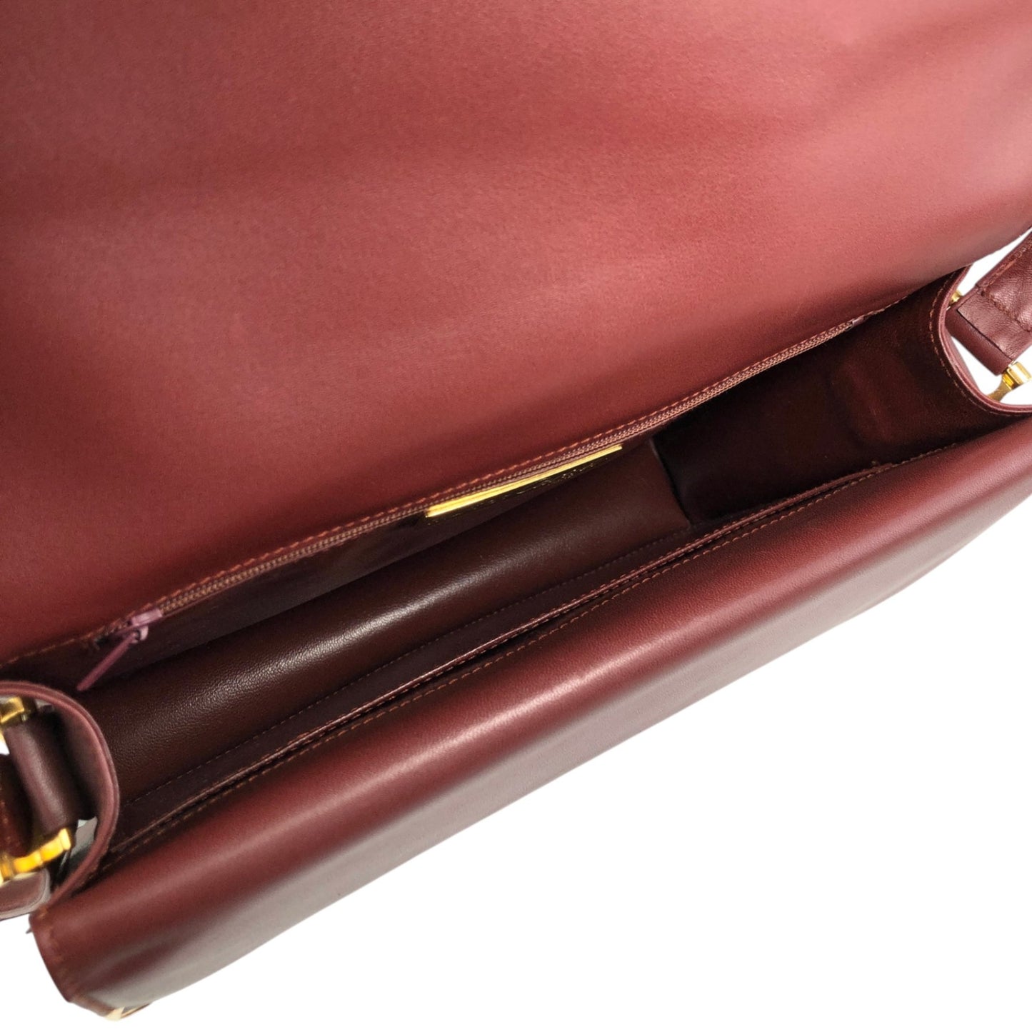 Cartier Shoulder bag Bordeaux Vintage 3m6y5t