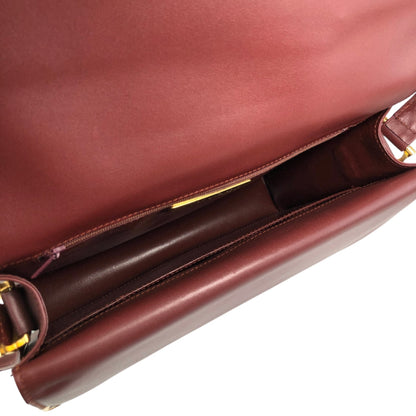 Cartier Shoulder bag Bordeaux Vintage 3m6y5t