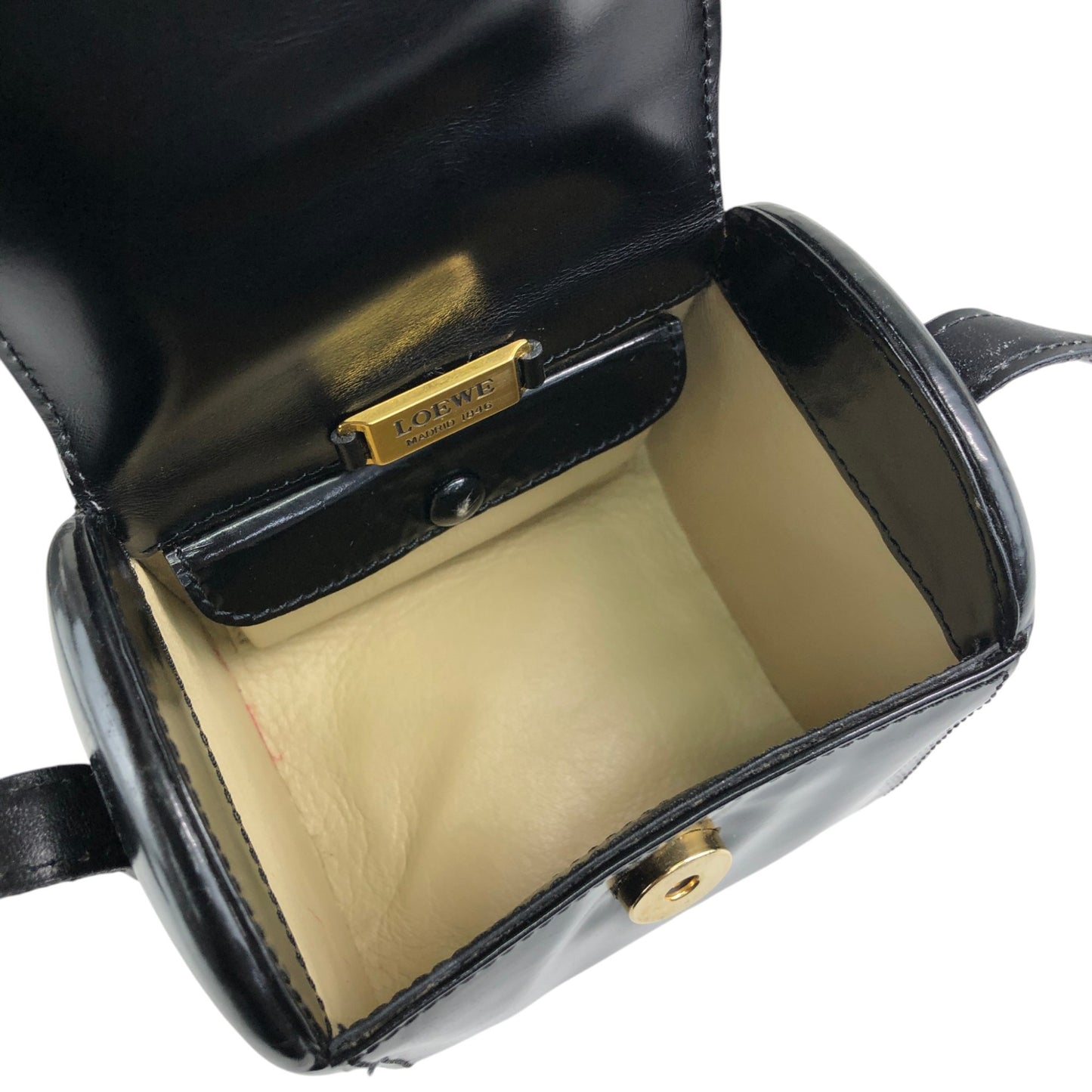 LOEWE Anagram Small Shoulder bag Black Vintage yt7pzh
