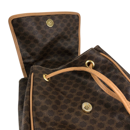 CELINE Macadam Gancini Backpack Brown Vintage sgrzzt
