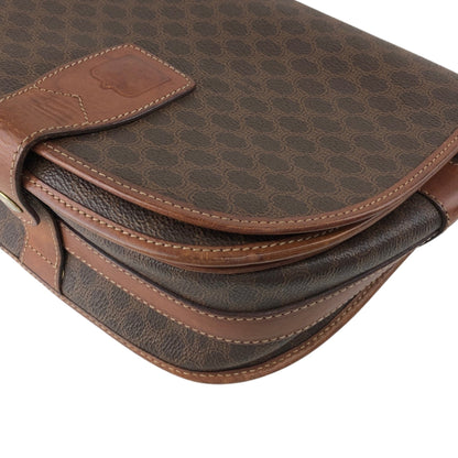 CELINE Macadam Shoulder bag Brown Vintage ui5mtc