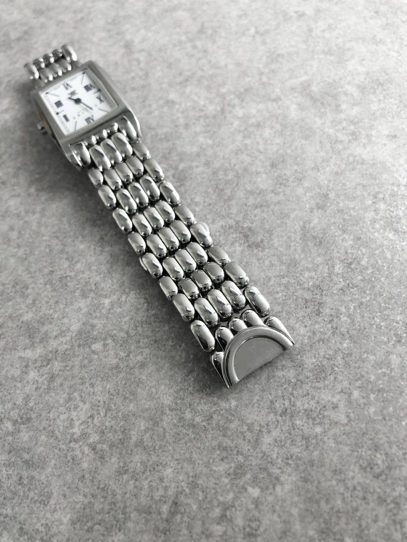 CELINE Triomphe Watch Silver Vintage 87z4zs