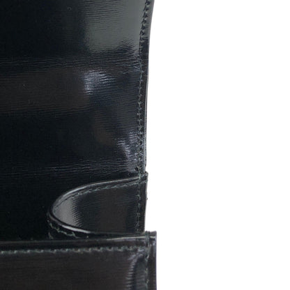 Yves Saint Laurent YSL Logo Charm Two-way Handbag Shoulder bag Black Vintage gmjhfk