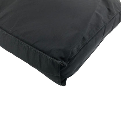 PRADA Tessuto Triangle Logo Handbag Totebag Black Vintage 5dvjjb