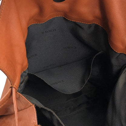 LOEWE Anagram Drawstring Shoulder bag Brown Vintage pyzej6