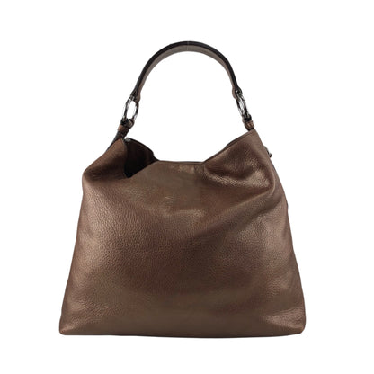 PRADA Logo Shoulder bag Hobobag Brown Vintage ufndas