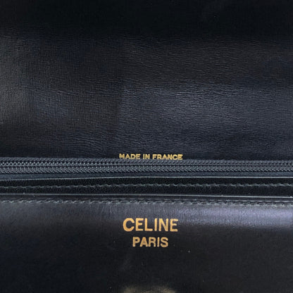 CELINE Gancini Shoulder bag Black Vintage gssz7x
