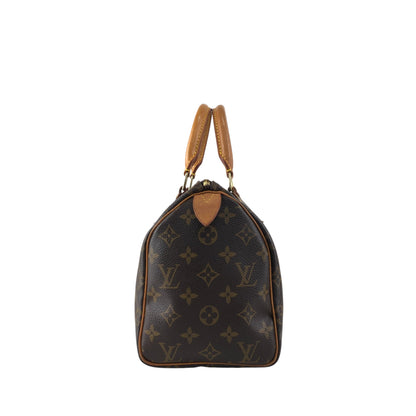 LOUIS VUITTON Monogram Small Boston bag Handbag Brown Vintage szn2aw