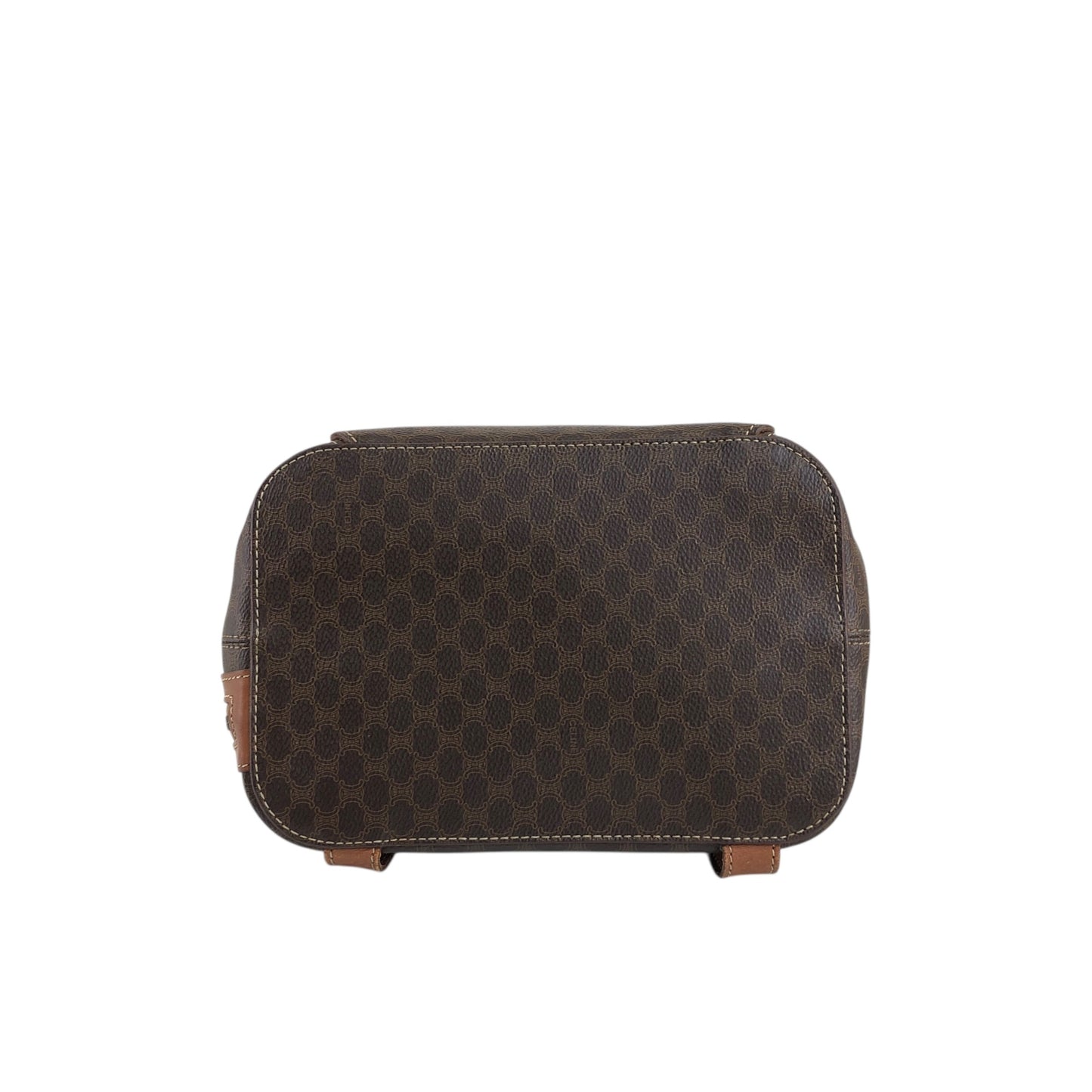 CELINE Macadam Charm Backpack Brown Vintage jz6ee6
