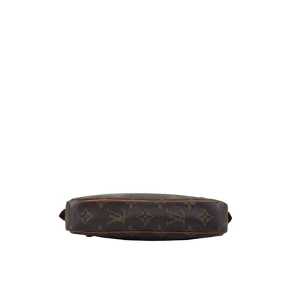 LOUIS VUITTON Monogram Shoulder bag Brown Vintage u4jnak