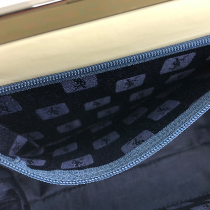 Yves Saint Laurent Logo Leather Handbag Beige Vintage brtxwd