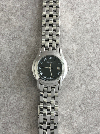 GUCCI Quartz Watch Silver 5500L Vintage y5m2nz