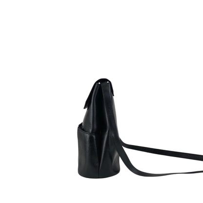 CELINE Gancini Shoulder bag Black Vintage xxxvfp