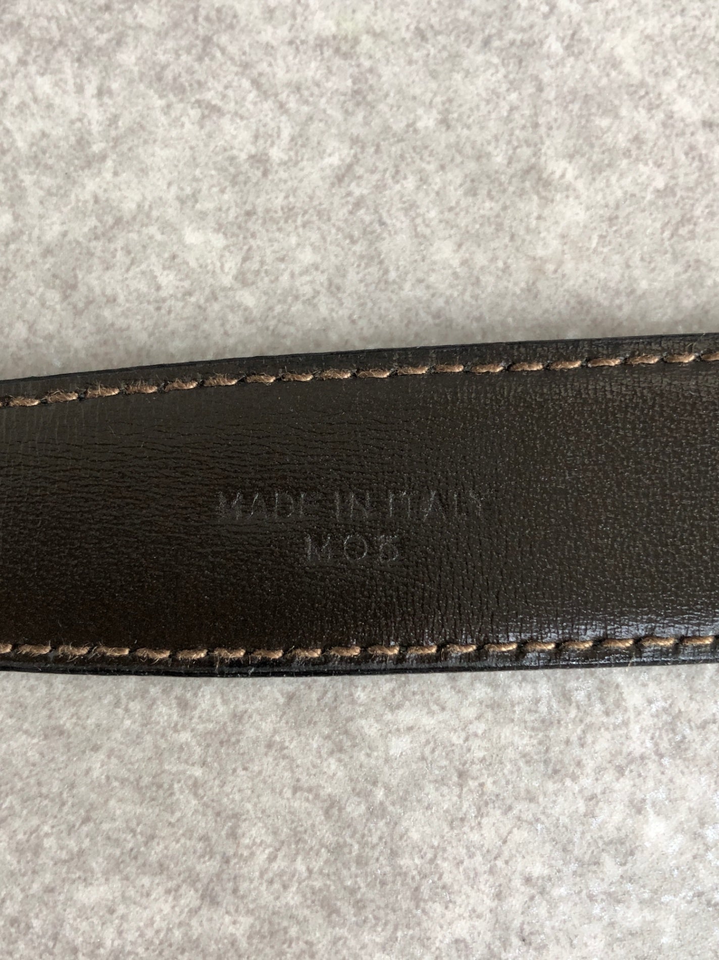 CELINE Horse Carriage Belt Black Vintage mvhfft
