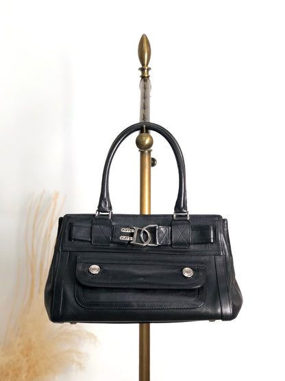 Christian Dior Handbag Black Vintage wcf6xi