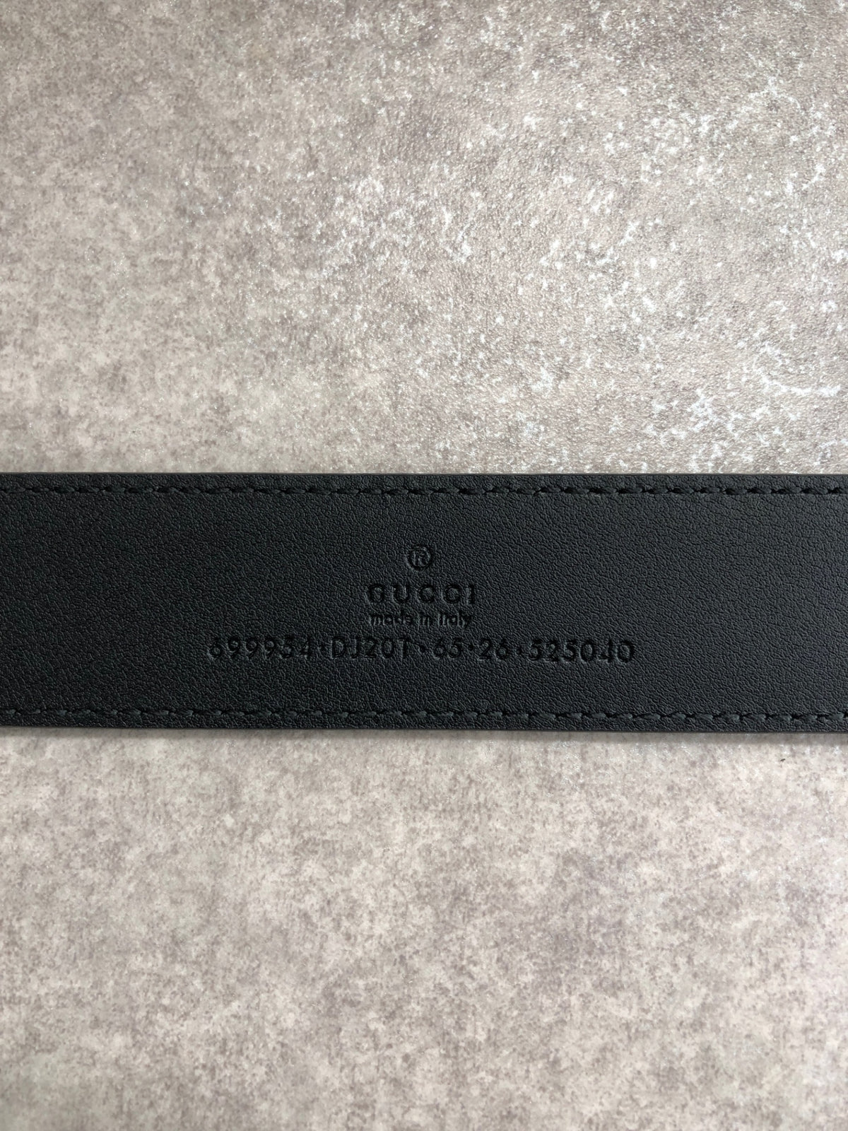 GUCCI Bamboo Belt Black Vintage 8anzpk