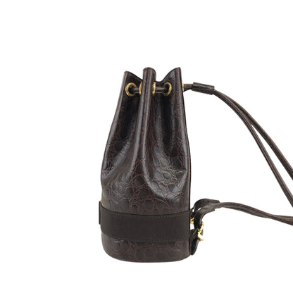 Salvatore Ferragamo Vala Backpack Brown Vintage 5t6wvc