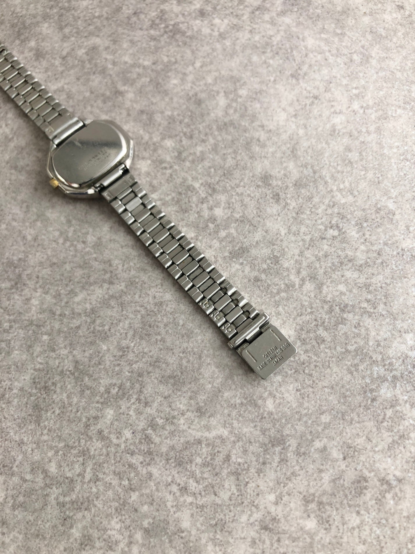Yves Saint Laurent YSL Logo Watch Silver Vintage ha4wmc