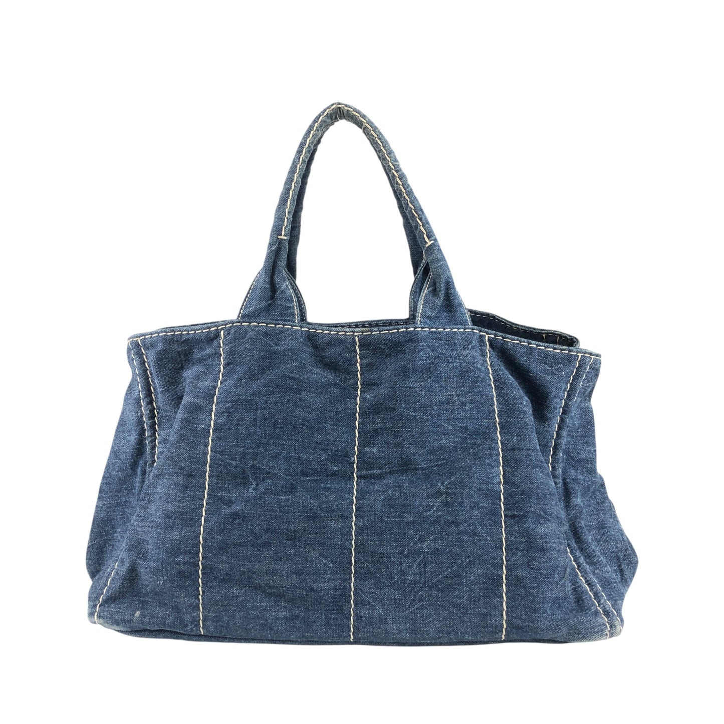 PRADA Canapa Handbag Indigo Vintage t35cnj