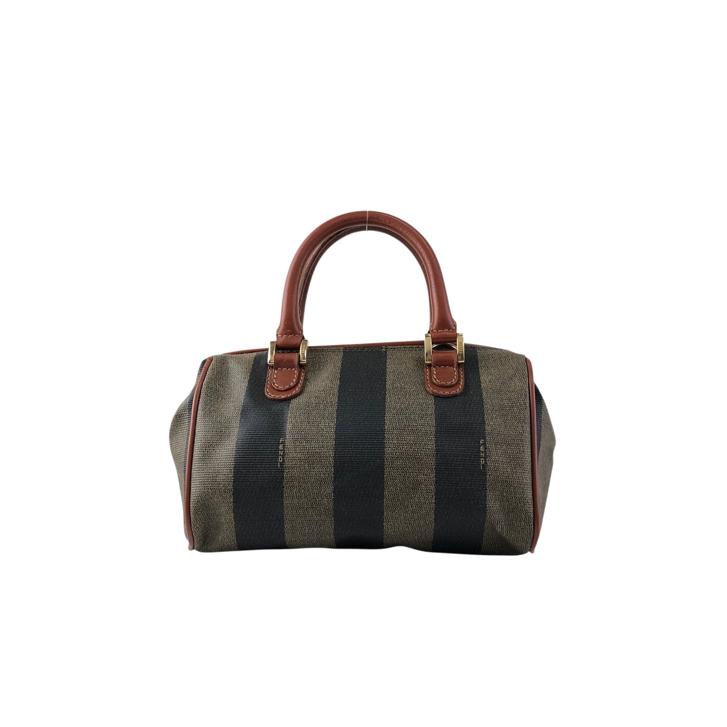 FENDI Pecan Two-way Small Boston bag Shoulder bag Brown Vintage xg8eaz