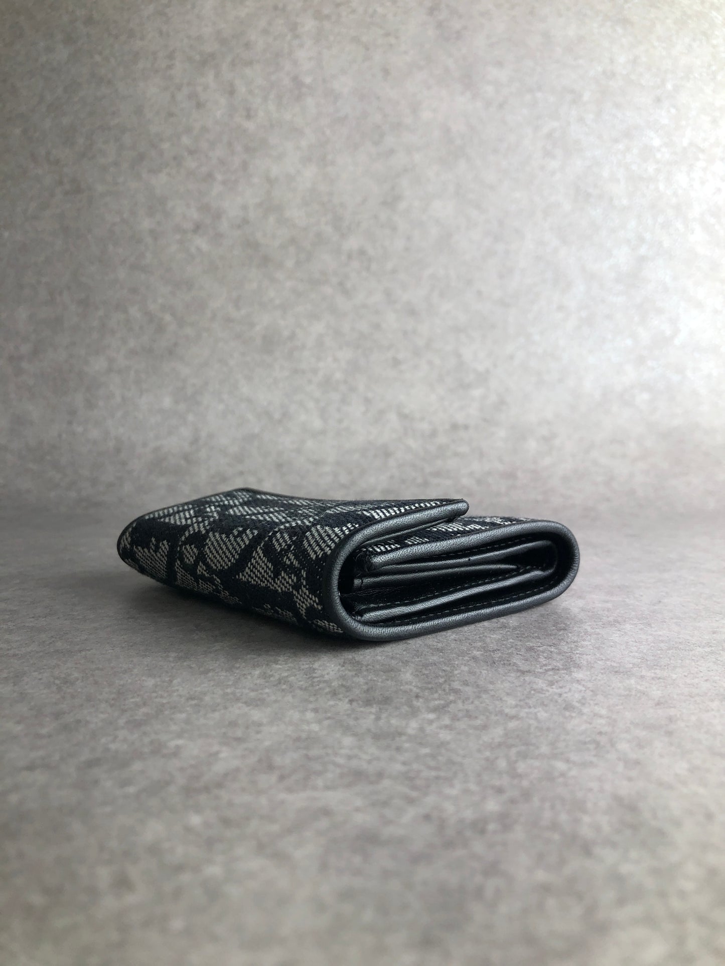 Christian Dior Trotter 折疊錢包 海軍藍 復古 azkkb6