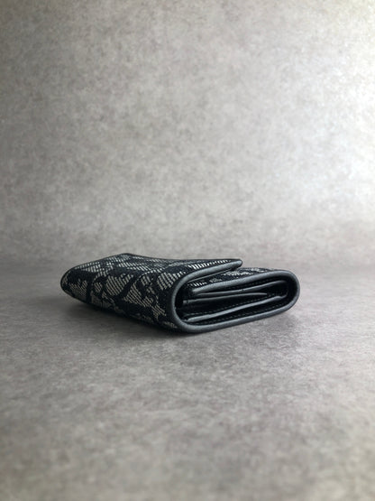 Christian Dior Trotter 折疊錢包 海軍藍 復古 azkkb6