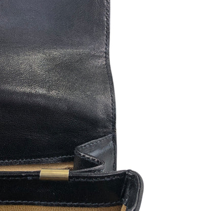 CELINE Horse Carriage Crossbody Shoulder bag Black Vintage mimnwz