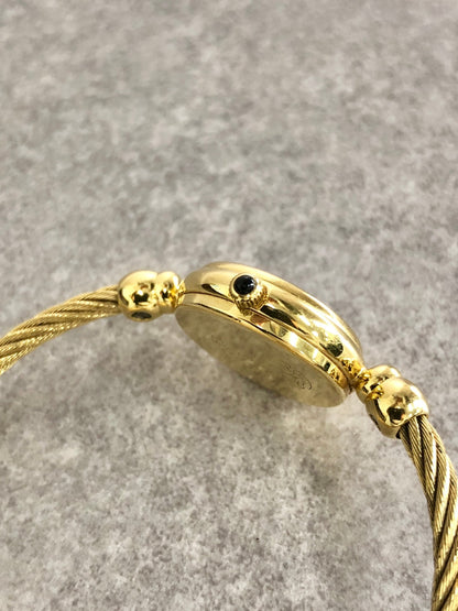 GUCCI Quartz Watch Bangle Gold Vintage 2700 4mvmkw