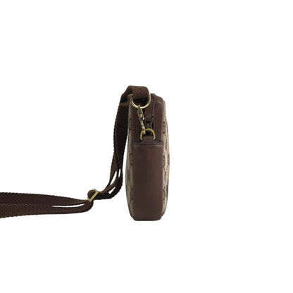 GUCCI GG Canvas Shoulder bag Brown Vintage 2hrrun