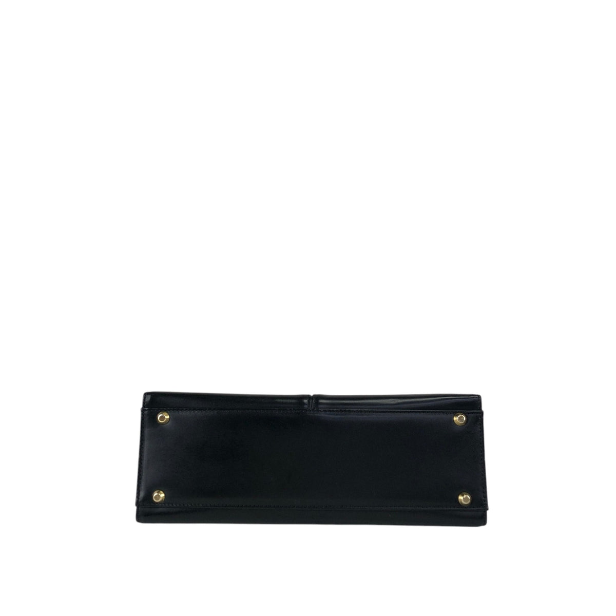 Yves Saint Laurent YSL Logo Top Handle Handbag Black Vintage m6kuvb