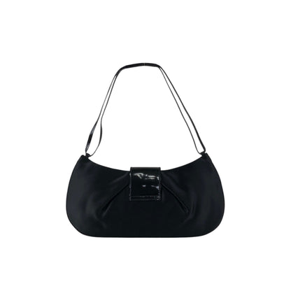 LOEWE Anagram Logo Small Handbag Black Vintage 3tugtm