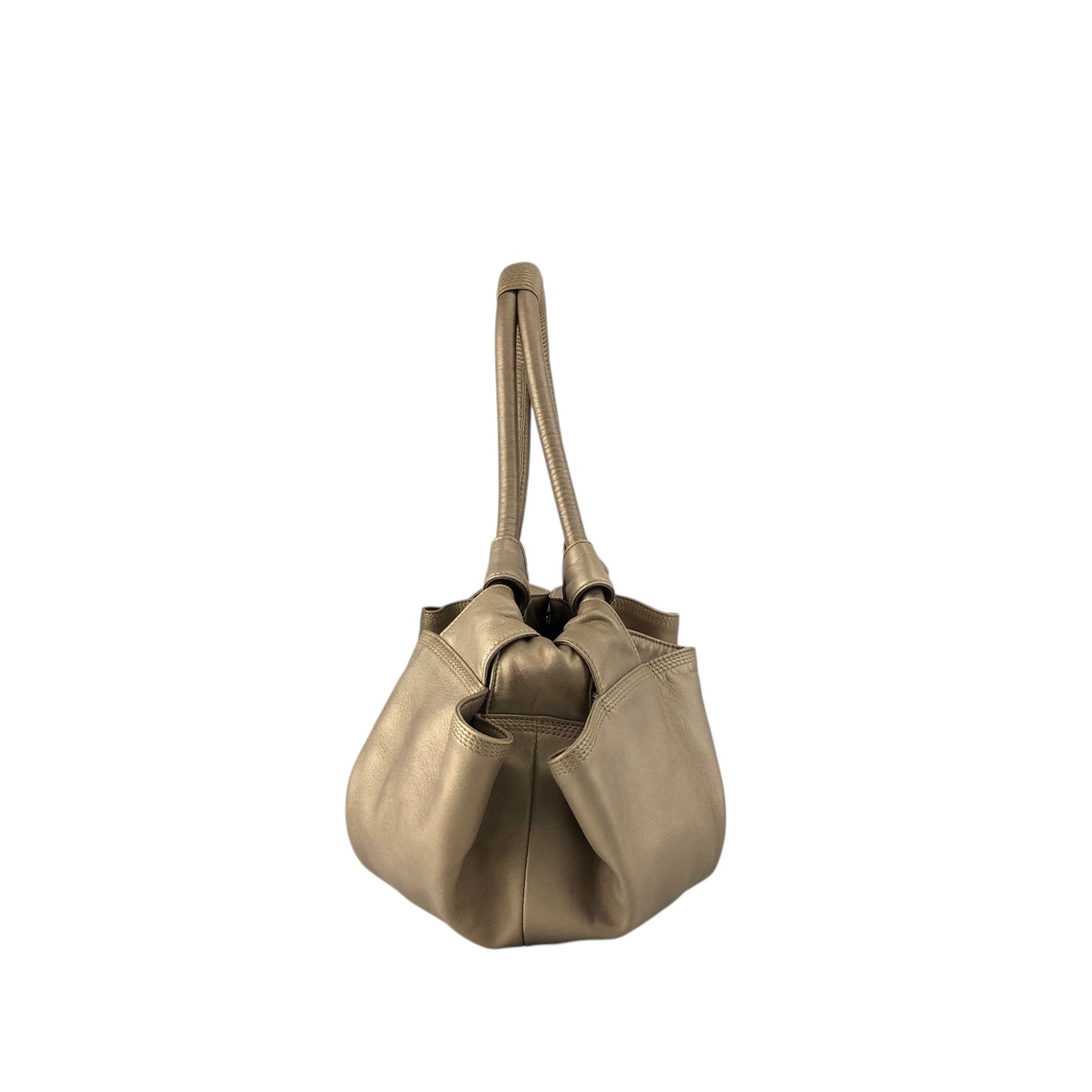LOEWE Anagram Handbag Gold Vintage ybf3f8