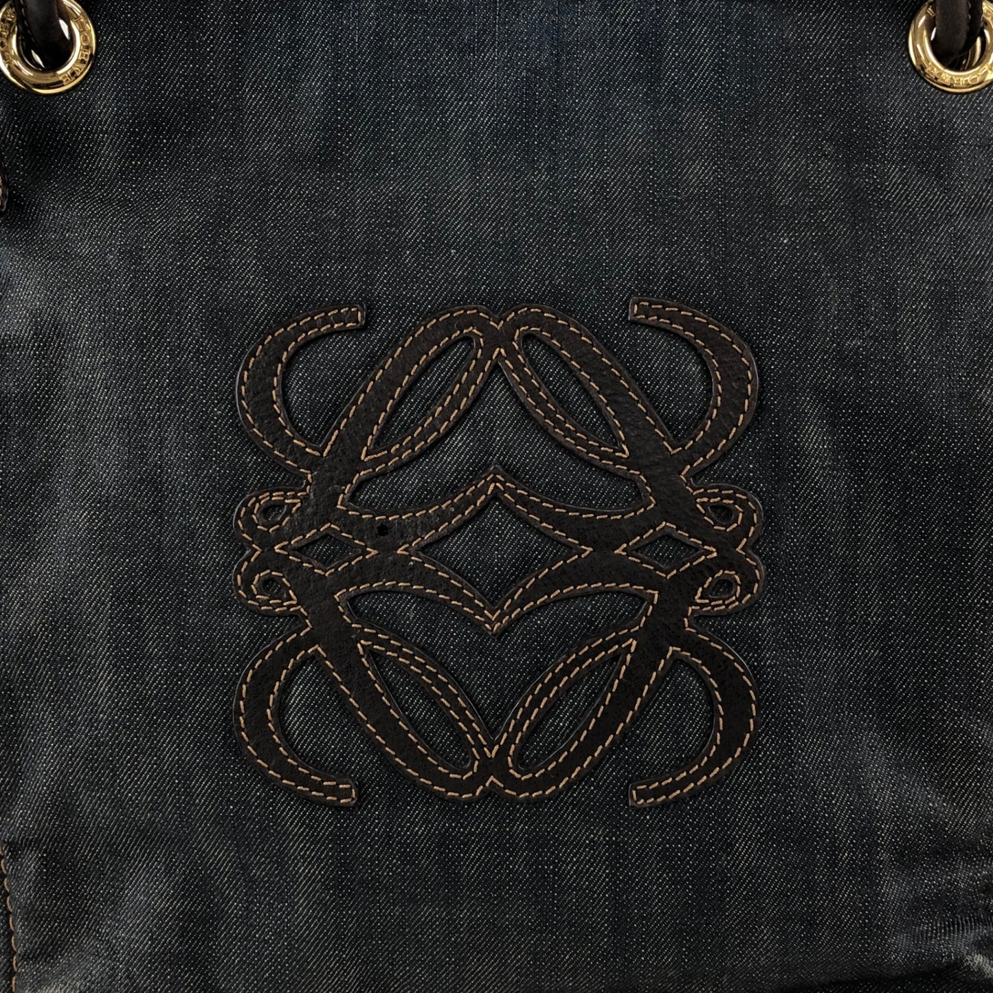 LOEWE Anagram Shoulder bag Indigo Vintage n8xae3