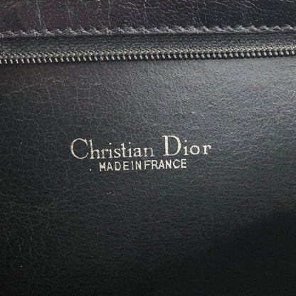 Christian Dior Logo Shoulder bag Black Vintage ic5kst