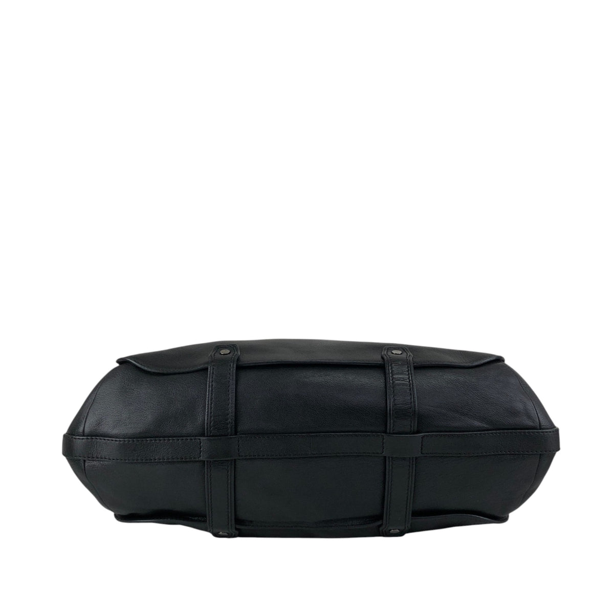 CELINE Triomphe Two-way Handbag  Shoulder bag Black Vintage 4xt5x6