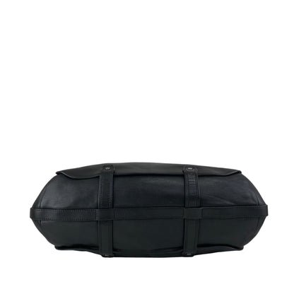 CELINE Triomphe Two-way Handbag  Shoulder bag Black Vintage 4xt5x6