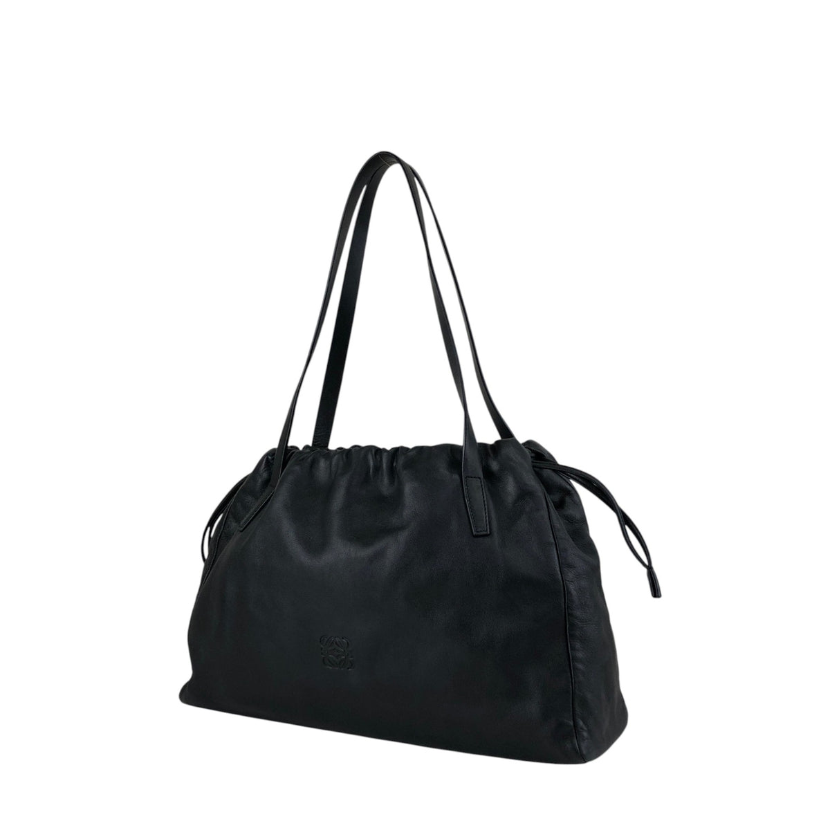 LOEWE Anagram Totebag Black Vintage ztwujd