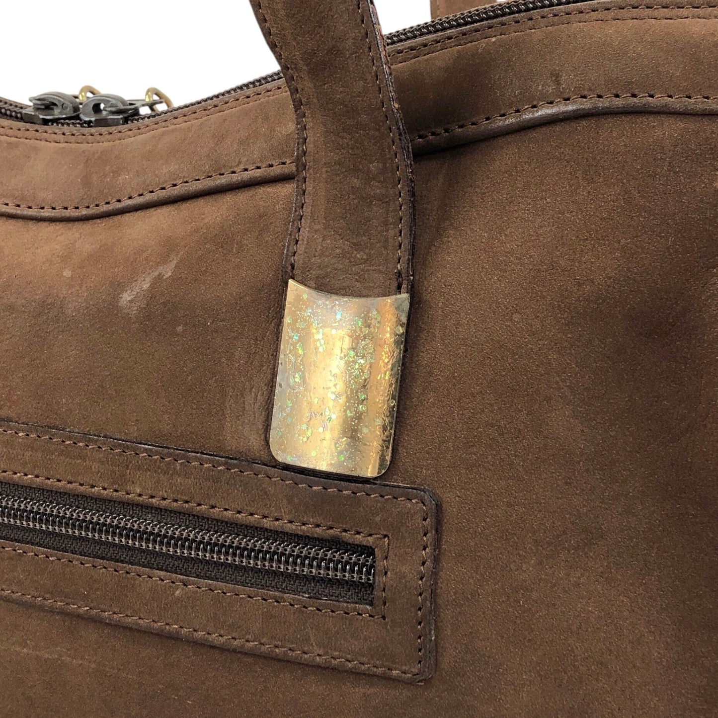 CELINE Blason Totebag Brown Vintage ntekc4