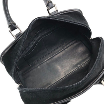 LOEWE Amazona28 Small Boston bag Handbag Black Vintage cbreh6