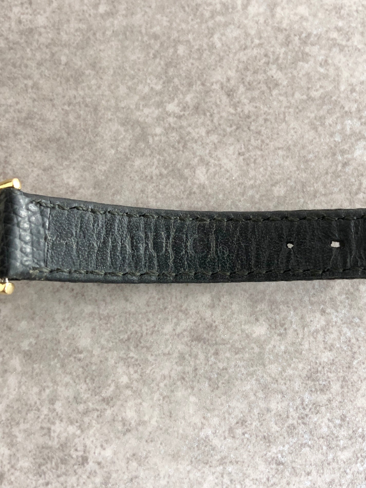 GUCCI Quartz Watch Black 6000L Vintage yav34a