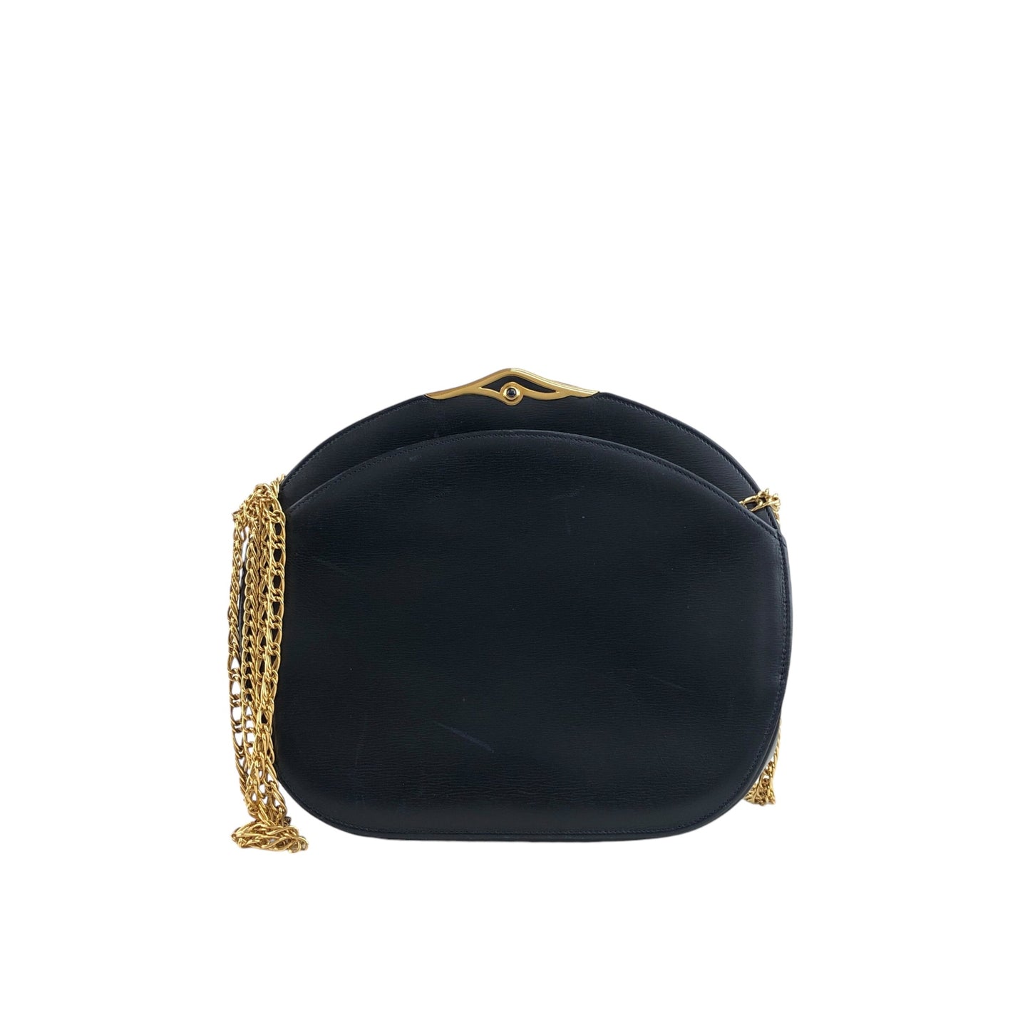 Cartier Chain Shoulder bag Navy Vintage i6kwpc