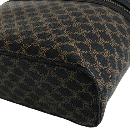 CELINE Macadam Handbag Vanity bag Black Vintage fc3bk6