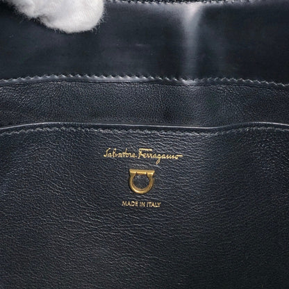 Salvatore Ferragamo Gancini Shoulder bag Black Vintage n7zn28
