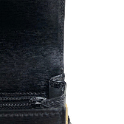 Christian Dior CD Logo Shoulder bag Black Vintage 28ek6f