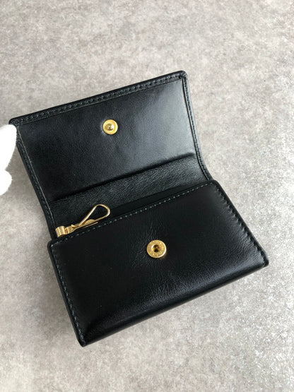 GUCCI Bamboo Key Case Black Vintage m4vr3k