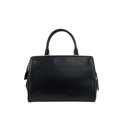 CELINE Two-way Small Boston bag Shoulder bag Black Vintage mh45yy