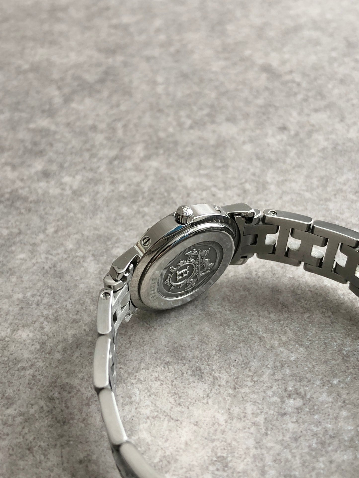 HERMES Watch Silver Vintage 6c76vx